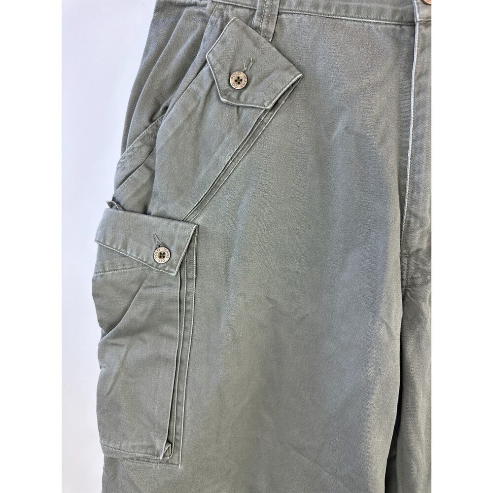 Polo Jeans Co. Ralph Lauren Cargo Shorts Faded Green Vtg Look Men's Size 36 - Picture 6 of 13
